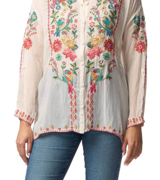 Johnny Was - Audrey Mandarin Collar Top