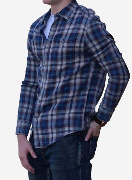 Flags & Anthem - Plaid Long Sleeve Button Up Shirt