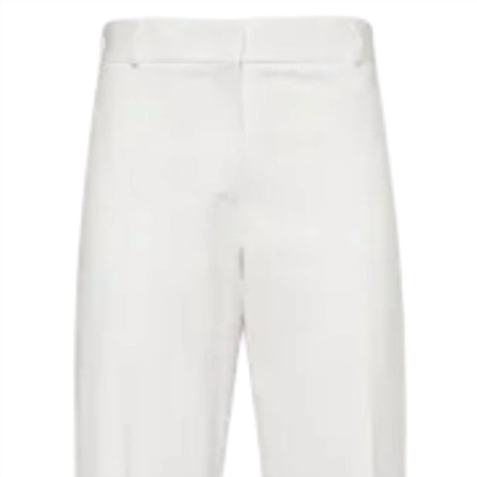 Salvatore Ferragamo - Women's High Waist Cotton Trousers