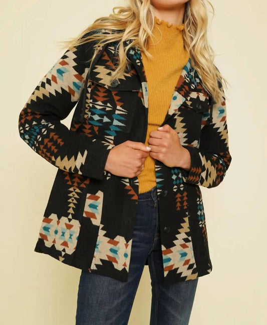 Mystree - Shirley Aztec Print Jacket