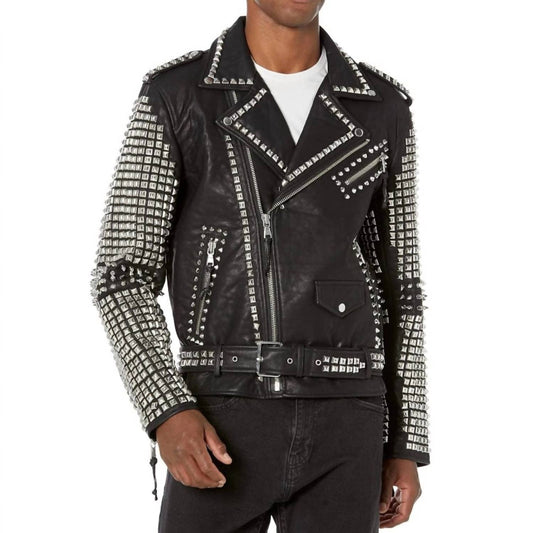 Cult Of Individuality - Leather Studded Jacket
