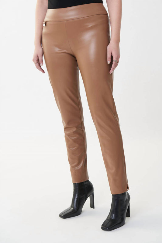 Joseph Ribkoff - Slim Fit Leather Pants