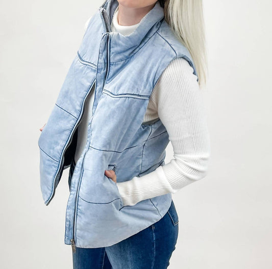 Hem & Thread - Denim Drift Vest