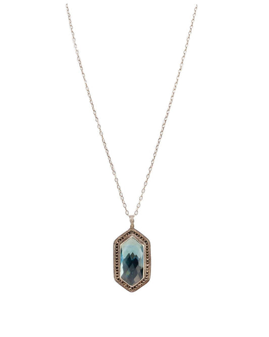 Anna Beck - Women's Gili With Light Blue Stone Necklace