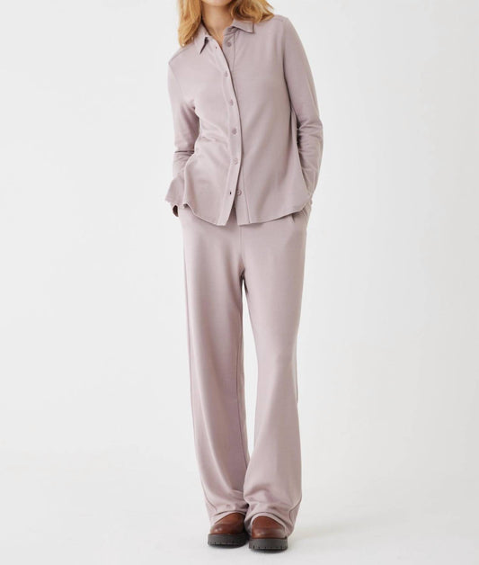 Majestic Filatures - French Terry Relaxed Shirt With Back Pleat