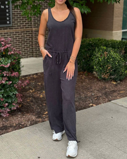 Be Cool - Chloe Cotton Tank Jumpsuit