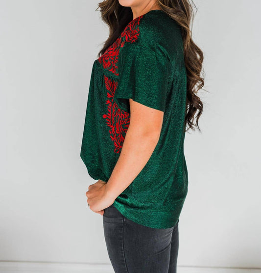 Layerz Clothing - Mistletoe Blouse Top