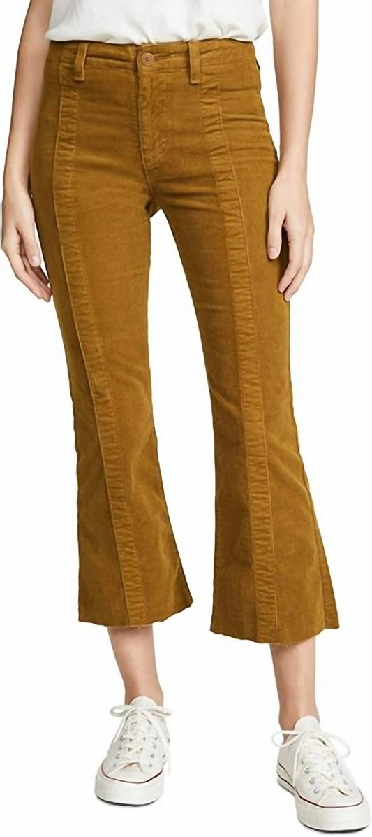 Ag Jeans - Pannelled Quinne H.Rise Pleated Crop Flare Jeans