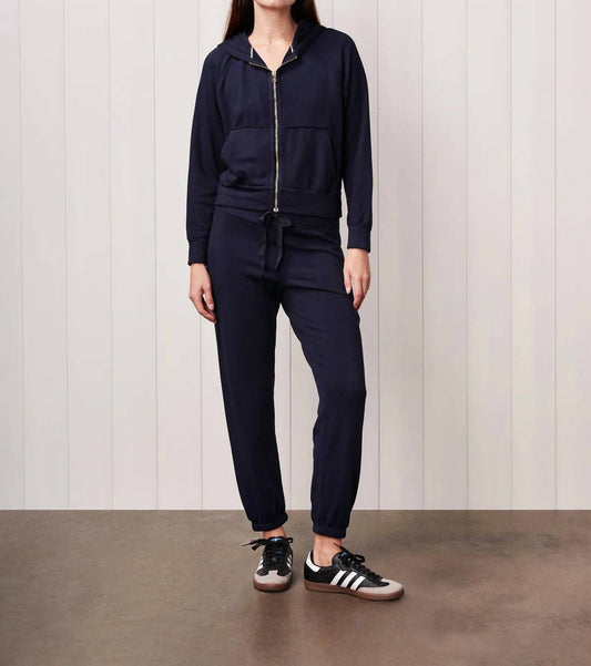 Stateside - Softest Fleece Raglan Hood Zip Up Jacket