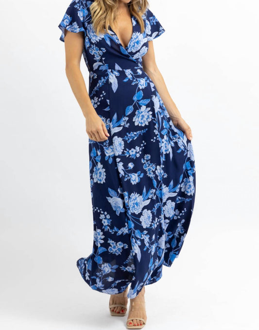 LUNAR WRAP MAXI DRESS