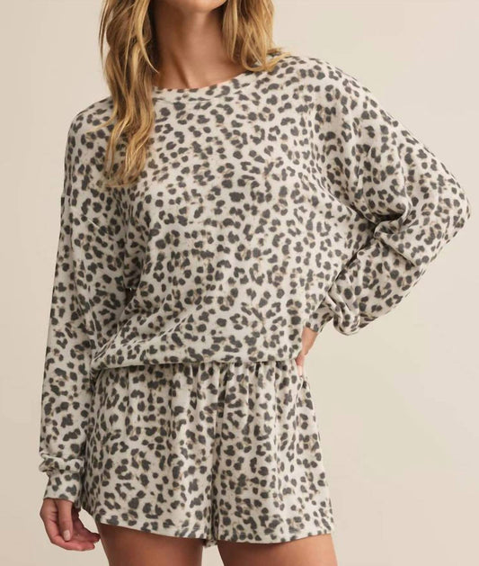 Z Supply - Luxe Leopard Long Sleeve Top
