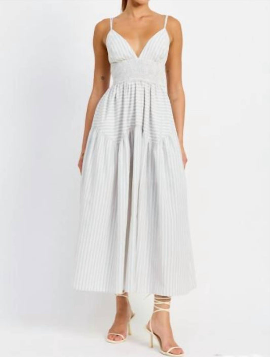 En Saison - Haisley Stripe Maxi Dress
