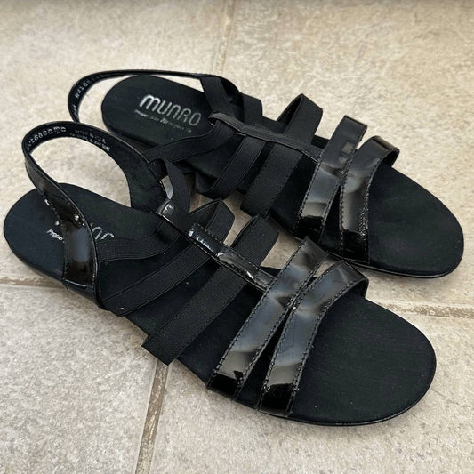 Munro - Women's Bev Patent Combo Sandal