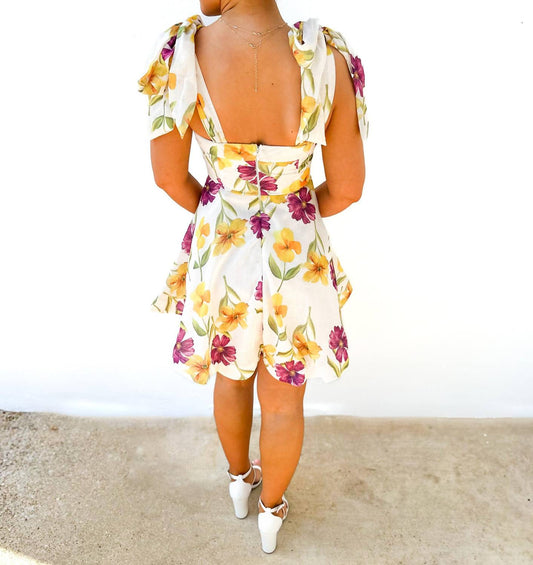 One And Only Collective - Catch Me In A Flower Shop Floral Mini Dress
