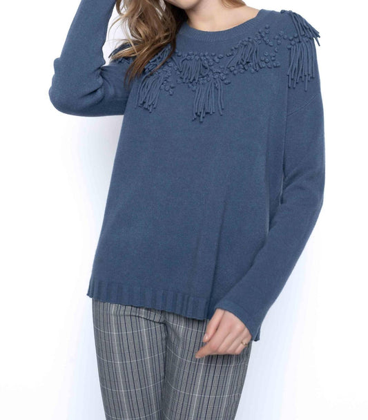 Picadilly - Decorated Neckline Sweater