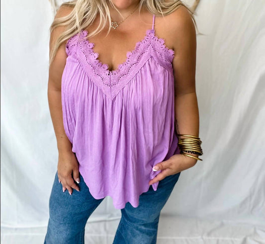 Blakeley - Flowy Leni Lace Tank Top