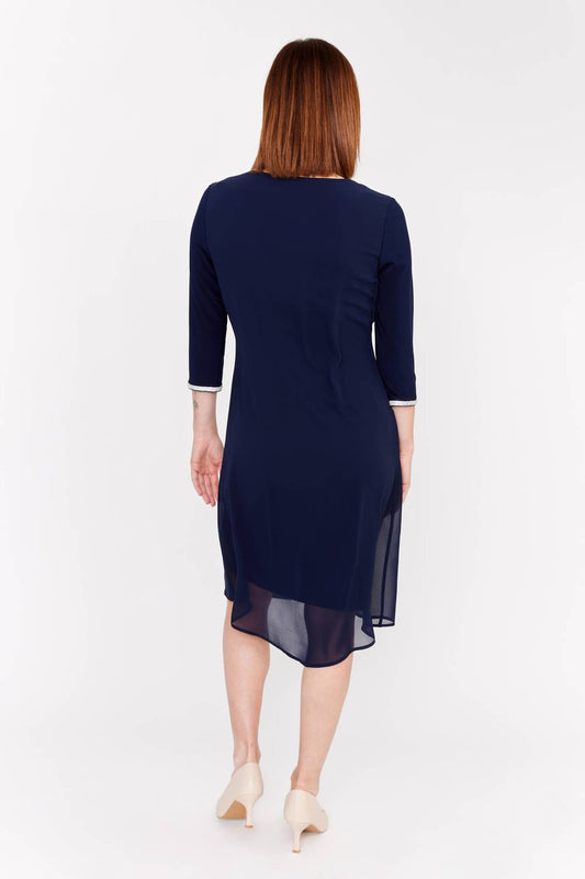 Frank Lyman - Knee-length Shift Knit Dress
