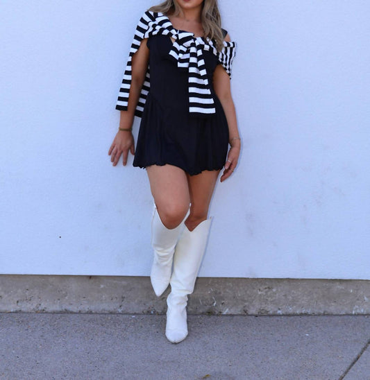 Hyfve - Striped Crewneck Long Sleeve Sweater