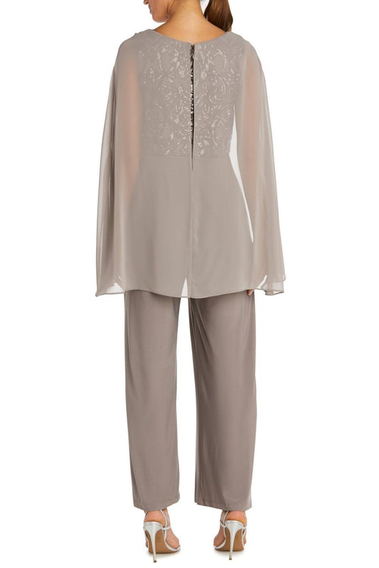 R&M Richards - Formal Capelet Jumpsuit