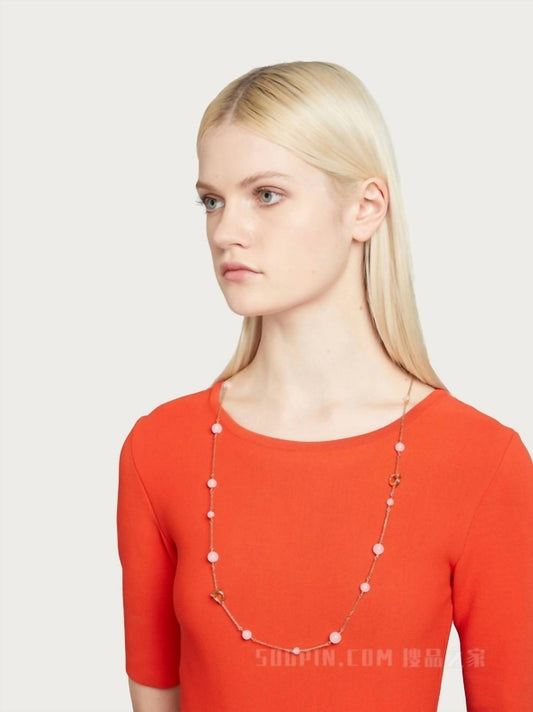 Salvatore Ferragamo - Women's Long 3d Gancini Necklace