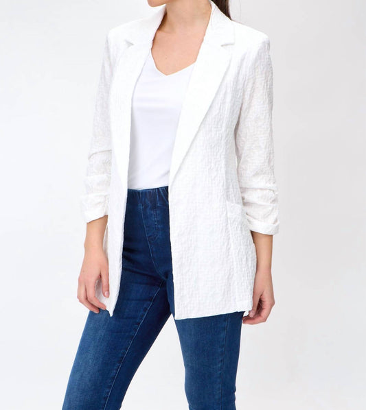 Joseph Ribkoff - Woven Boxy Blazer