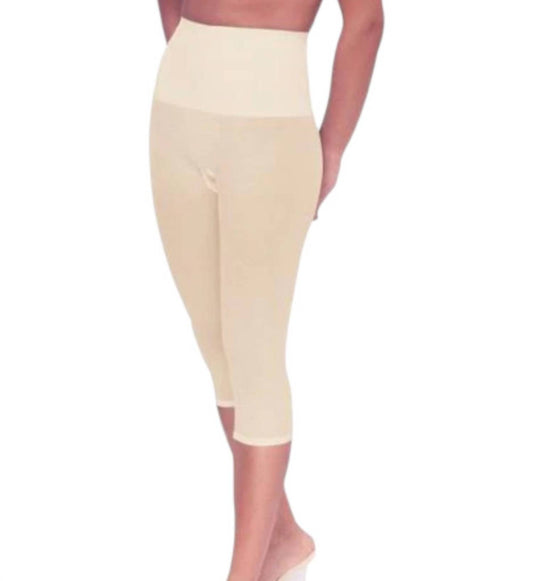Rago - Women's Power Lites Shaping Wide Band Capri Pant Liner