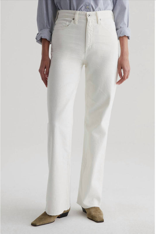 Ag Jeans - Kora Wide Leg Raw Hem Jeans