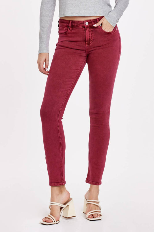 Blaire High Rise Slim Straight Jean