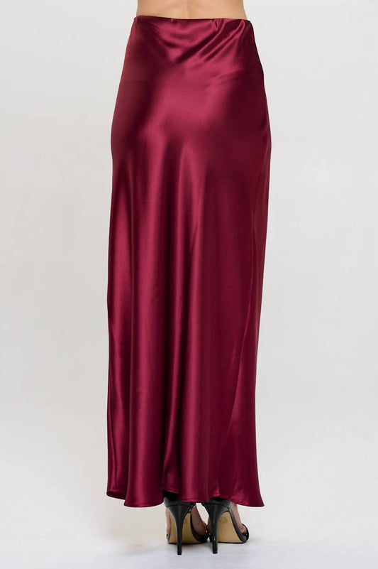 Reneec. - Satin Maxi Skirt
