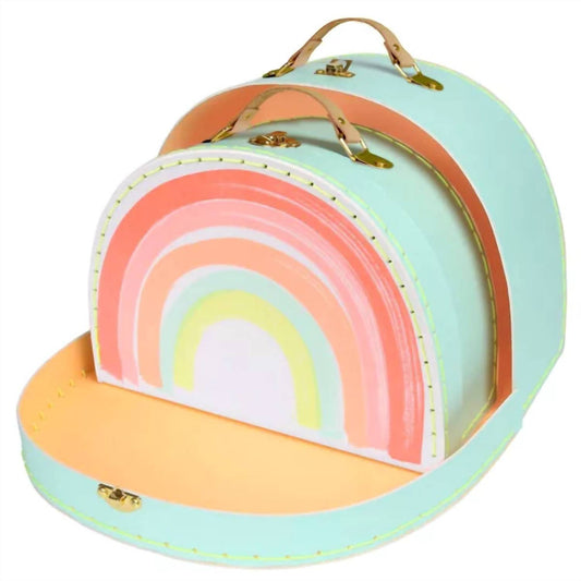 Meri Meri - Kid's Rainbow Suitcases Set