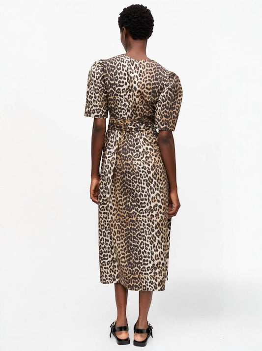 Ganni - Tie Strap Midi Dress