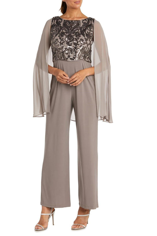 R&M Richards - Formal Capelet Jumpsuit