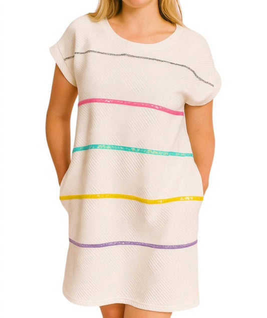 Entro - Keep Things Fun Quilted Dress