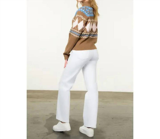 Thml - Fair Isle Argyle Sweater