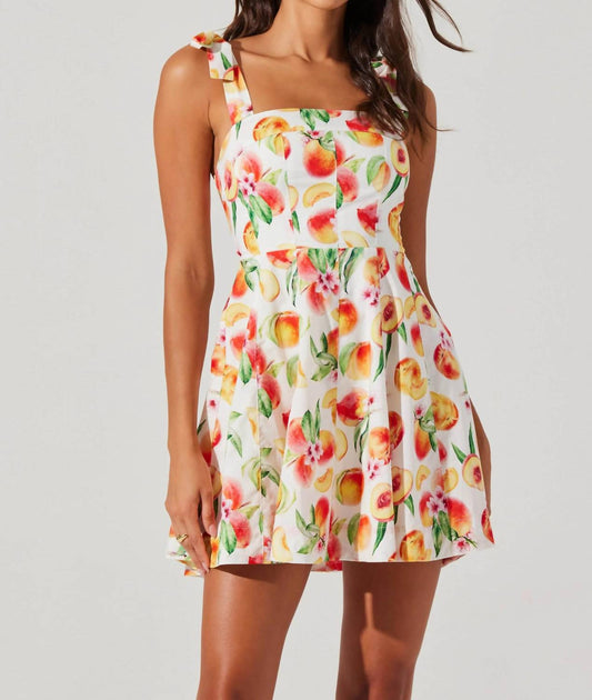 Astr - Georgia Bow Strap Mini Dress