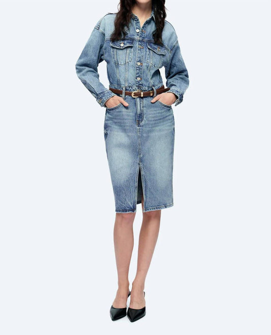 Bayeas - Doris Long Sleeve Denim Dress