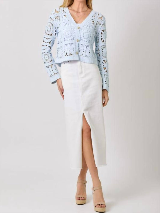 Mystree - Sunny Days Crochet Cardigan