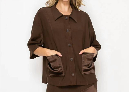 Joh - Kira Button Down Satin Top