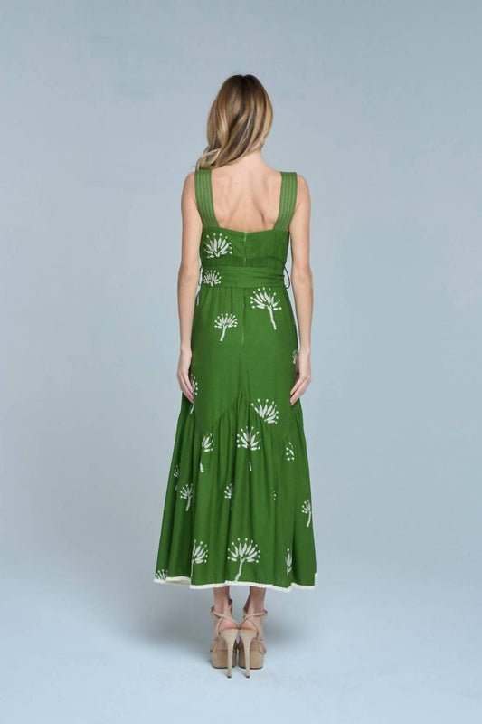 Ciebon - Sadira Embroidered Midi Dress