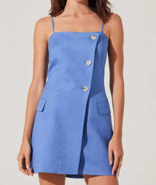 Astr - Azria Button-Front Wrap Dress