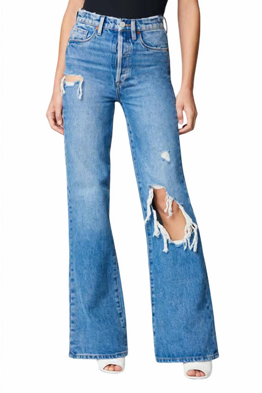 Blanknyc - Franklin Straight Rip Pants