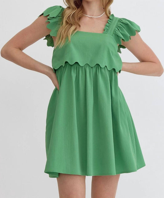 Entro - Spring And Ruffles Mini Dress