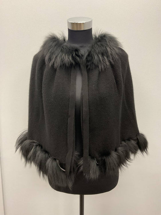 Incashmere - TIED FINNRACCOON CASHMERE CAPELET