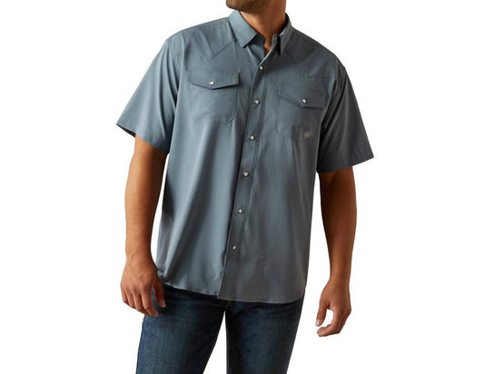 Ariat - Western Venttek Classic Fit Short Sleeve Snap Shirt