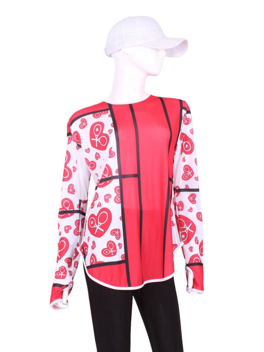 Love Love Tennis - Women's Long Sleeve Crew Tee