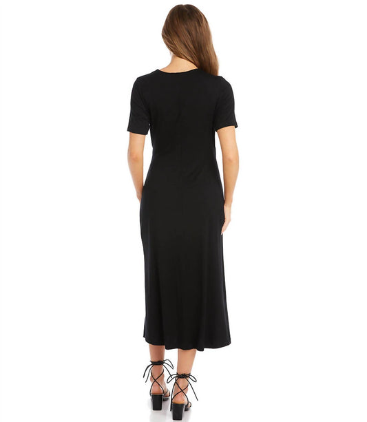 Karen Kane - Faux Wrap Midi Dress
