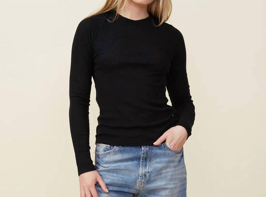 Monrow - Supimafine Rib Long Sleeve Crew