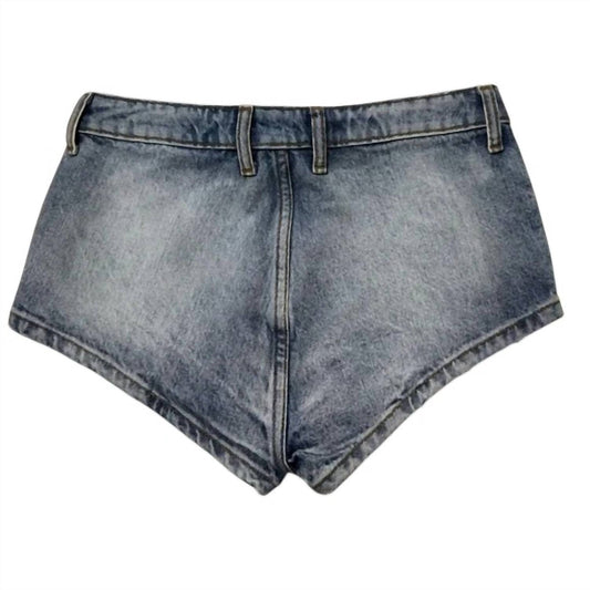 Ser.O.Ya - Women's Nancy Micro Denim Shorts