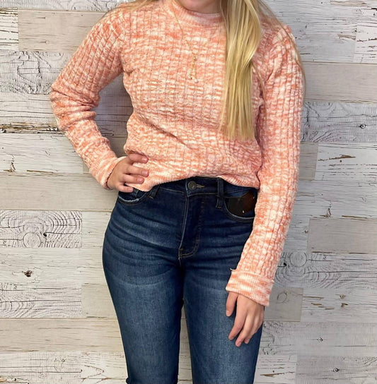 Evie Spaceknit Cuffed Sweater