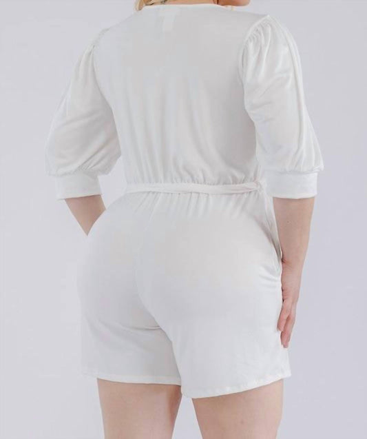 Karen T Design - Tie-up Detailed Romper